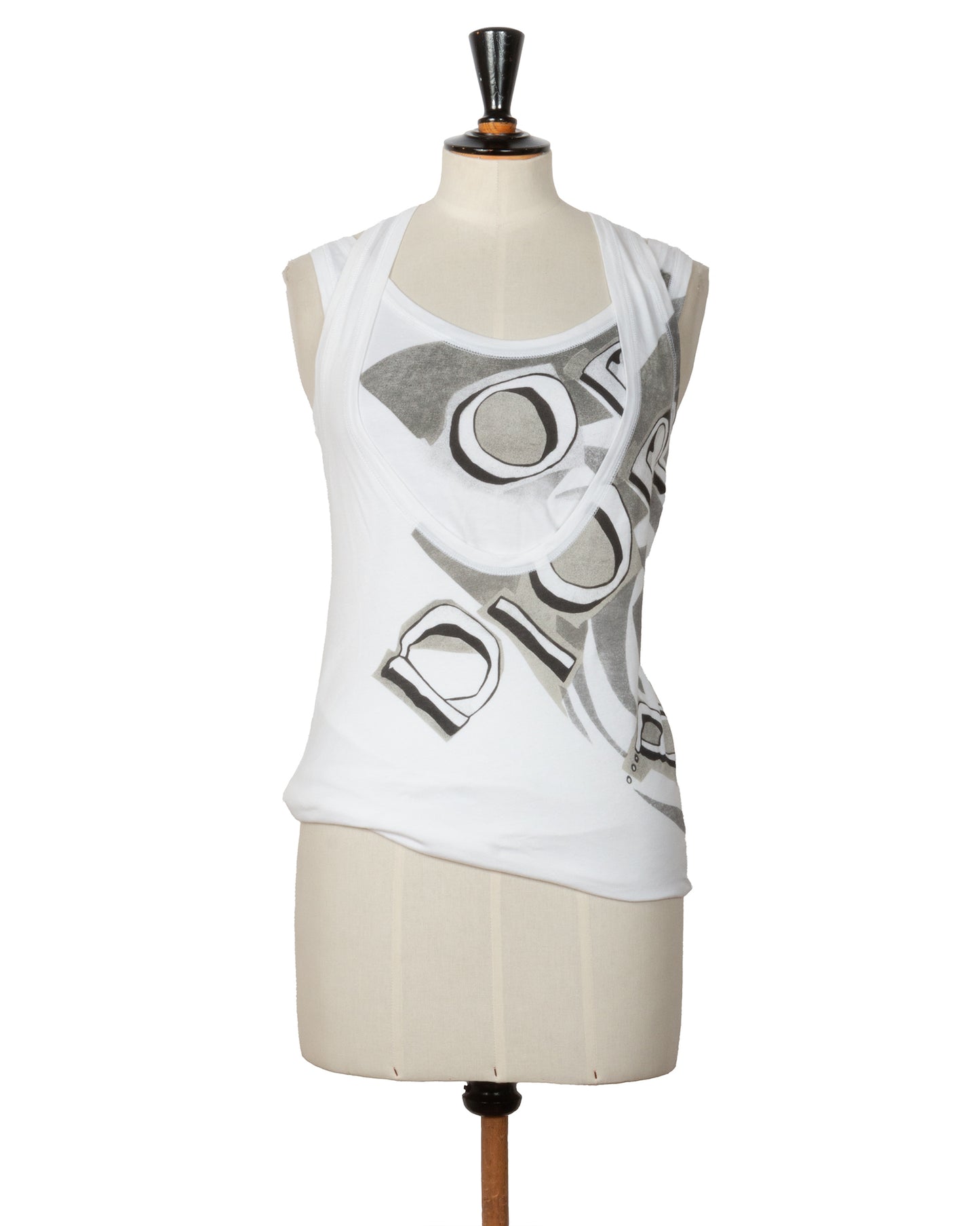 SS2004 Graphic Logo Double Layer Tank Top