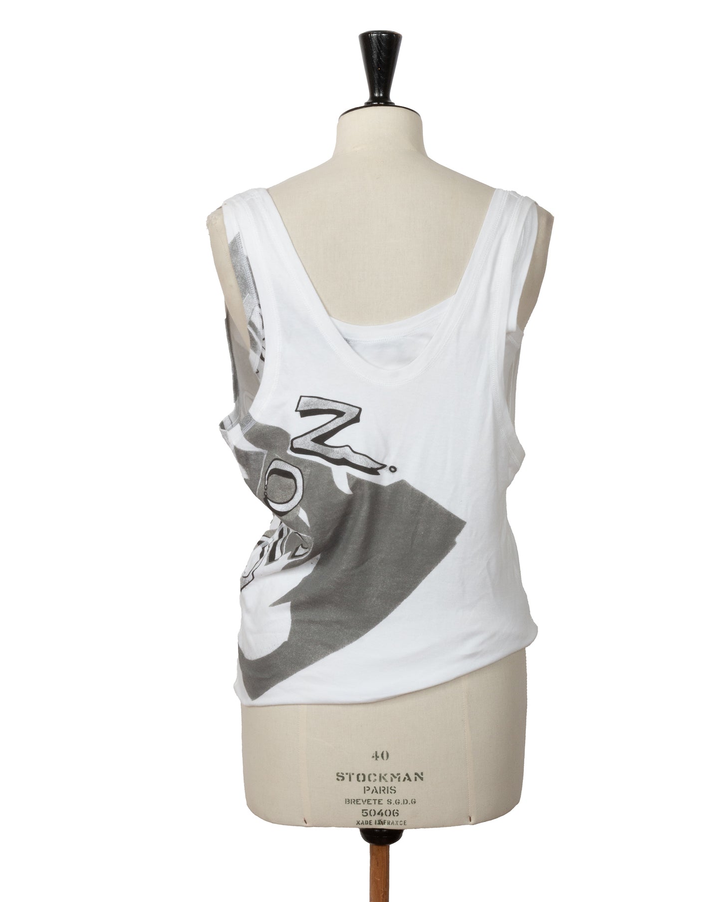 SS2004 Graphic Logo Double Layer Tank Top