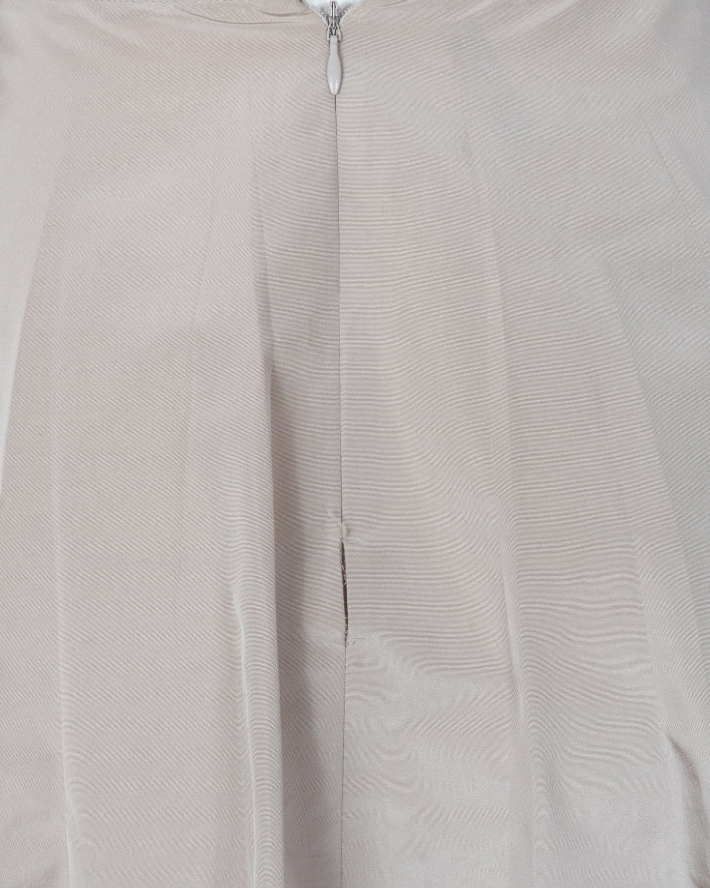 Beige Silk Blend Skirt