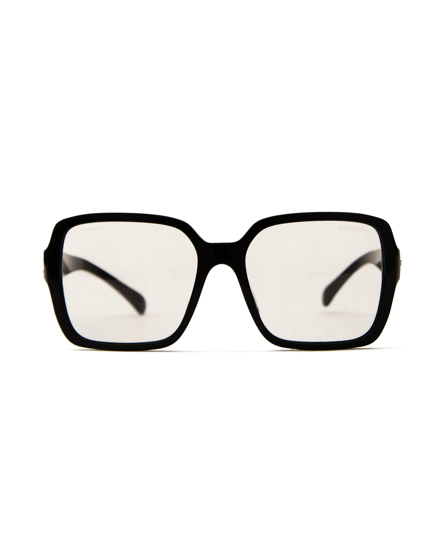 Black Logo Glasses
