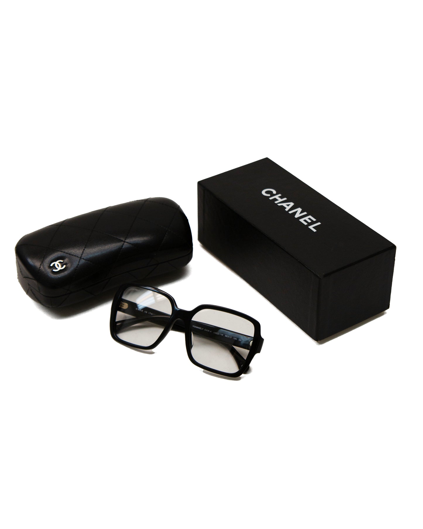 Black Logo Glasses