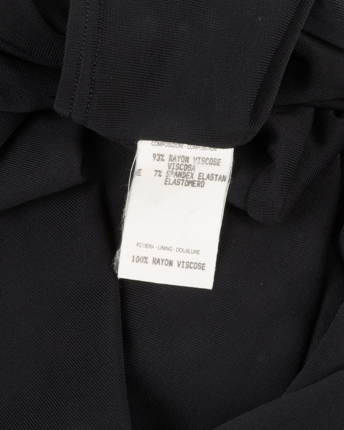 1998 Black Dress with Crystal G Buckle
