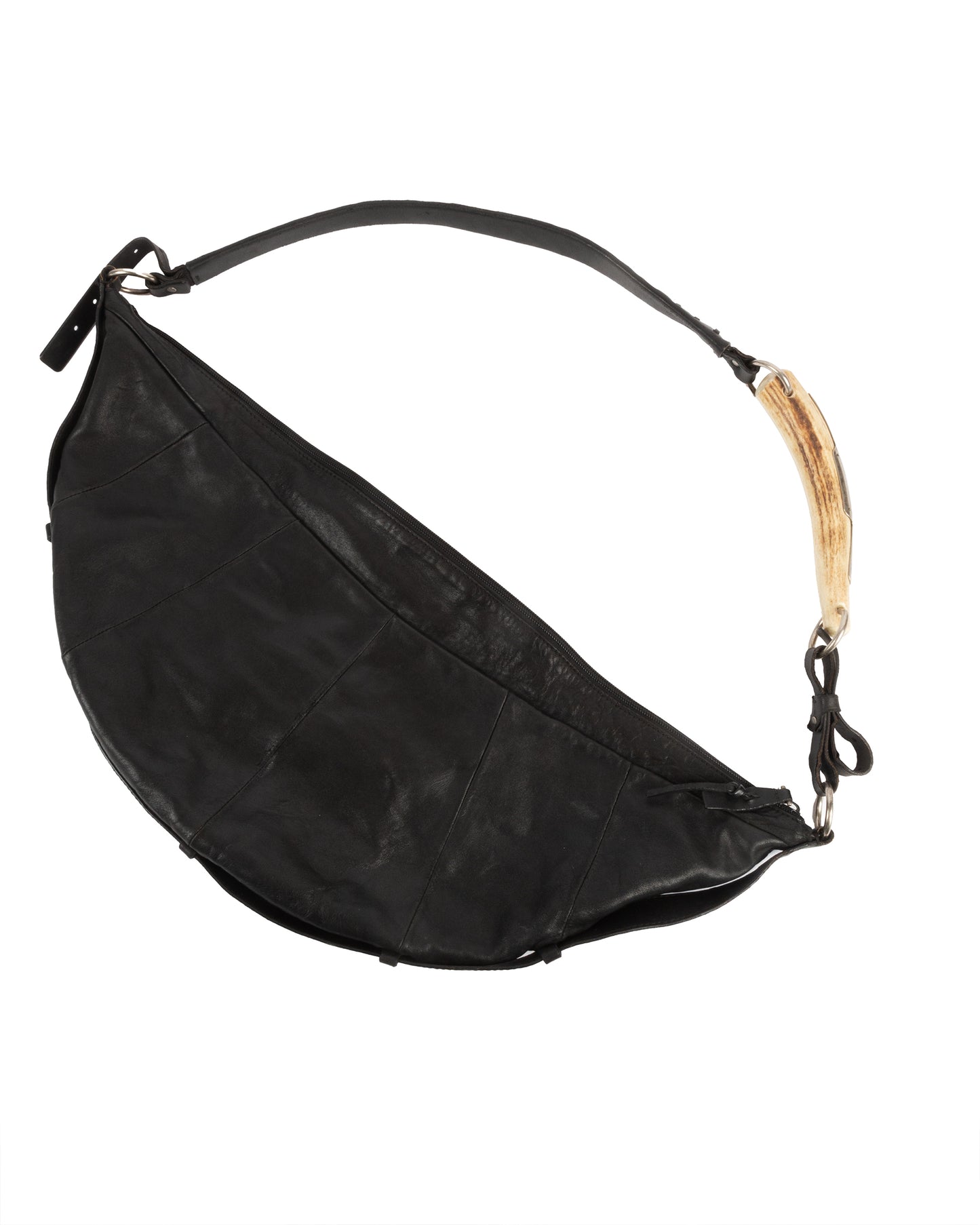 SS2002 Black Mombasa Croissant Bag