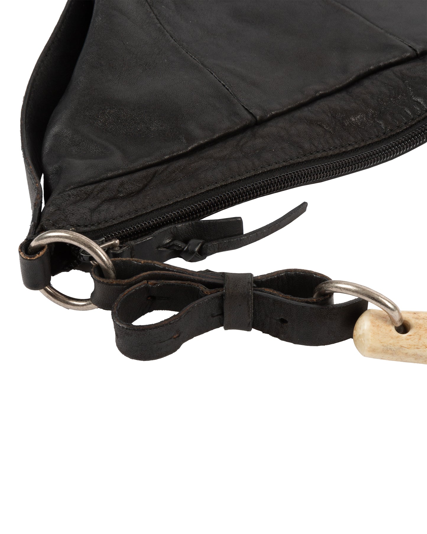 SS2002 Black Mombasa Croissant Bag
