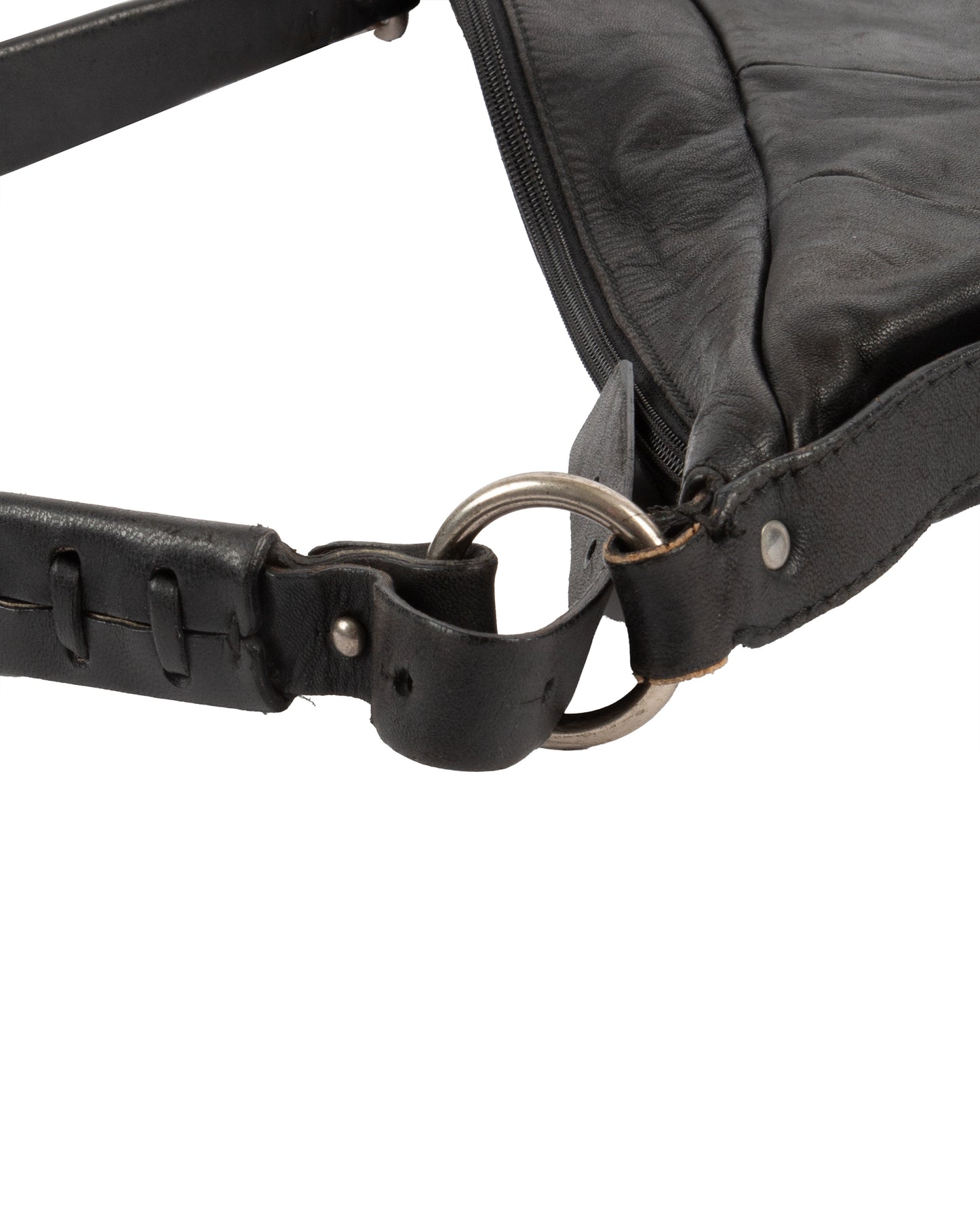 SS2002 Black Mombasa Croissant Bag