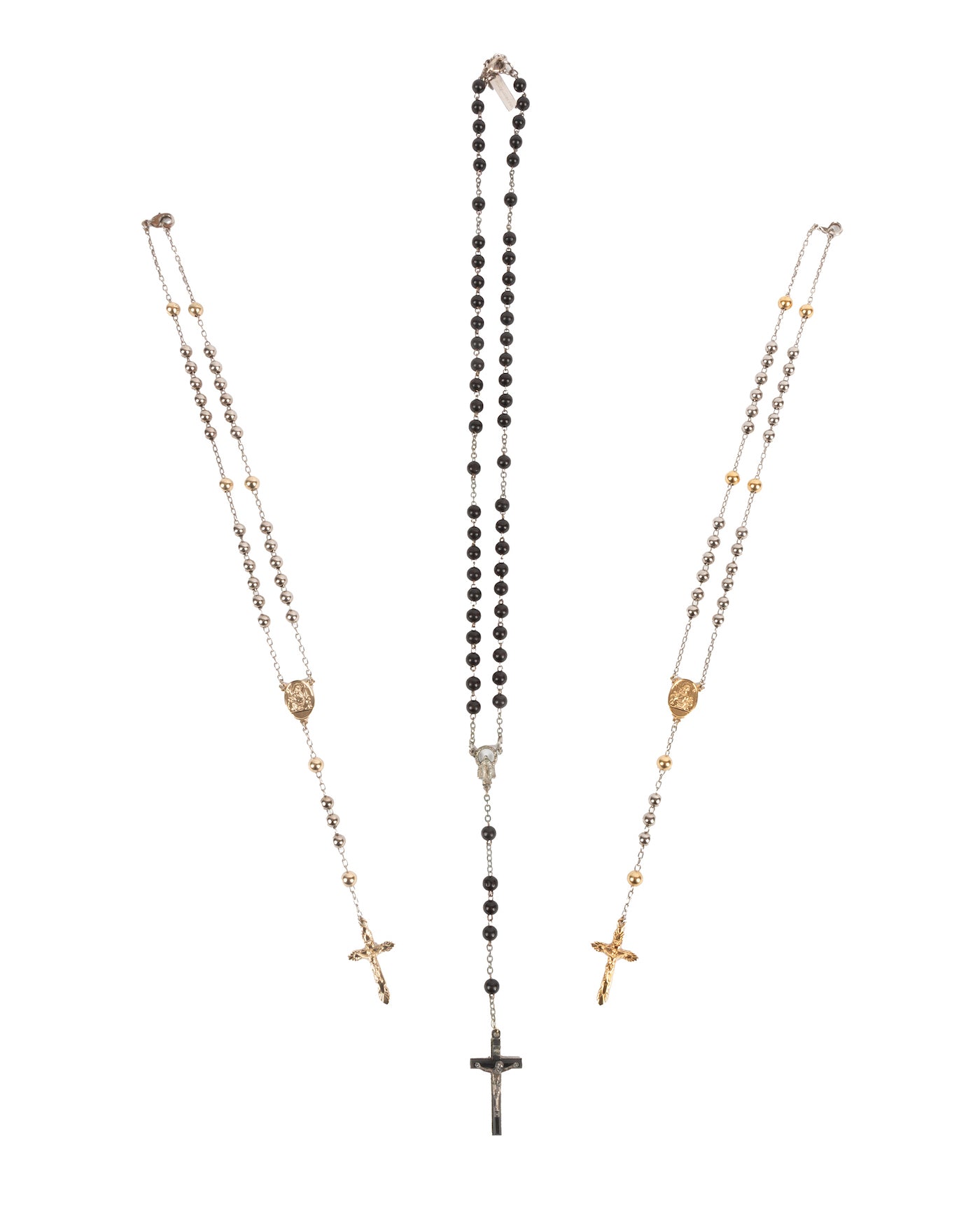 Rosary Necklace 3 Piece Set