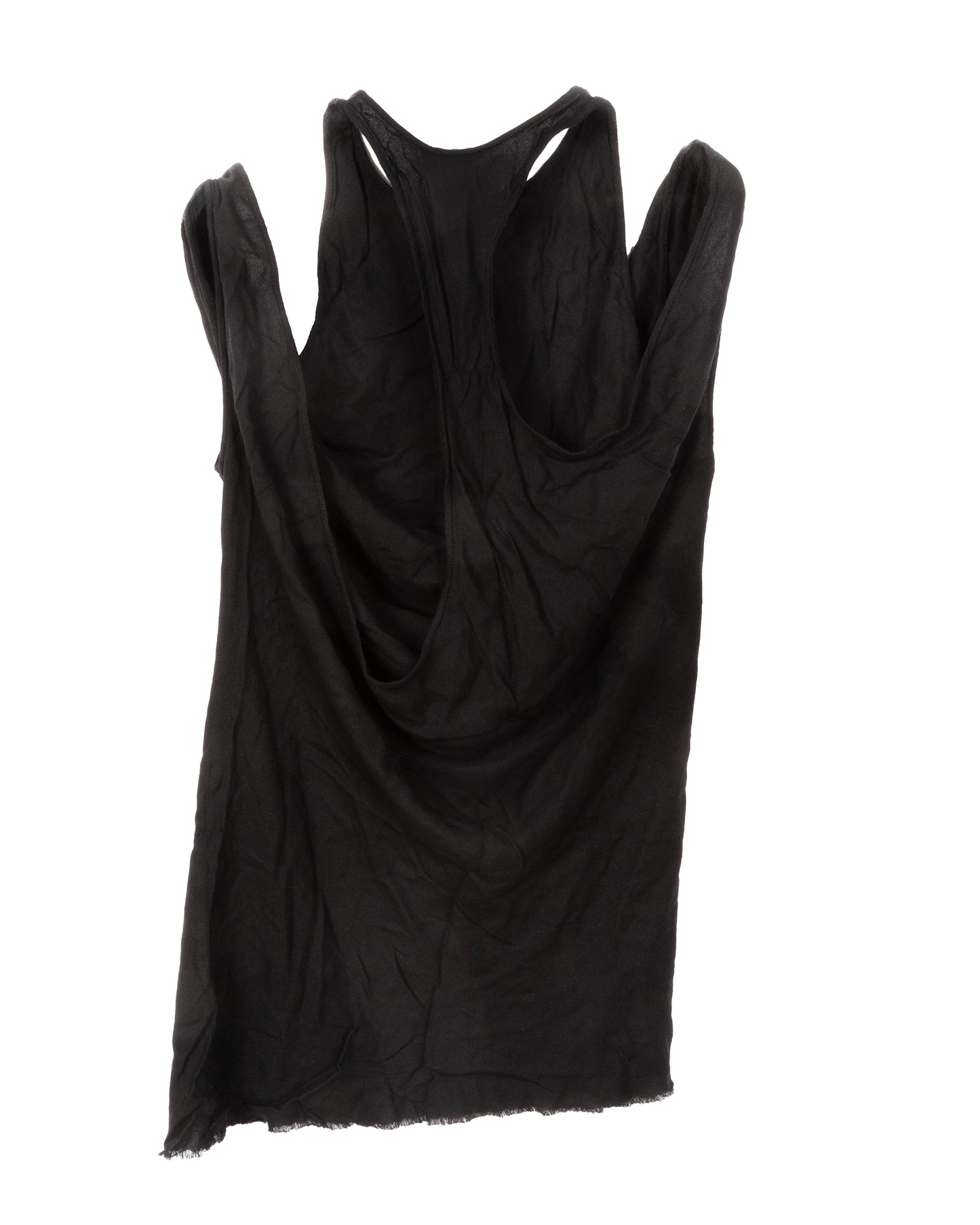 Draped Sleeveless Top