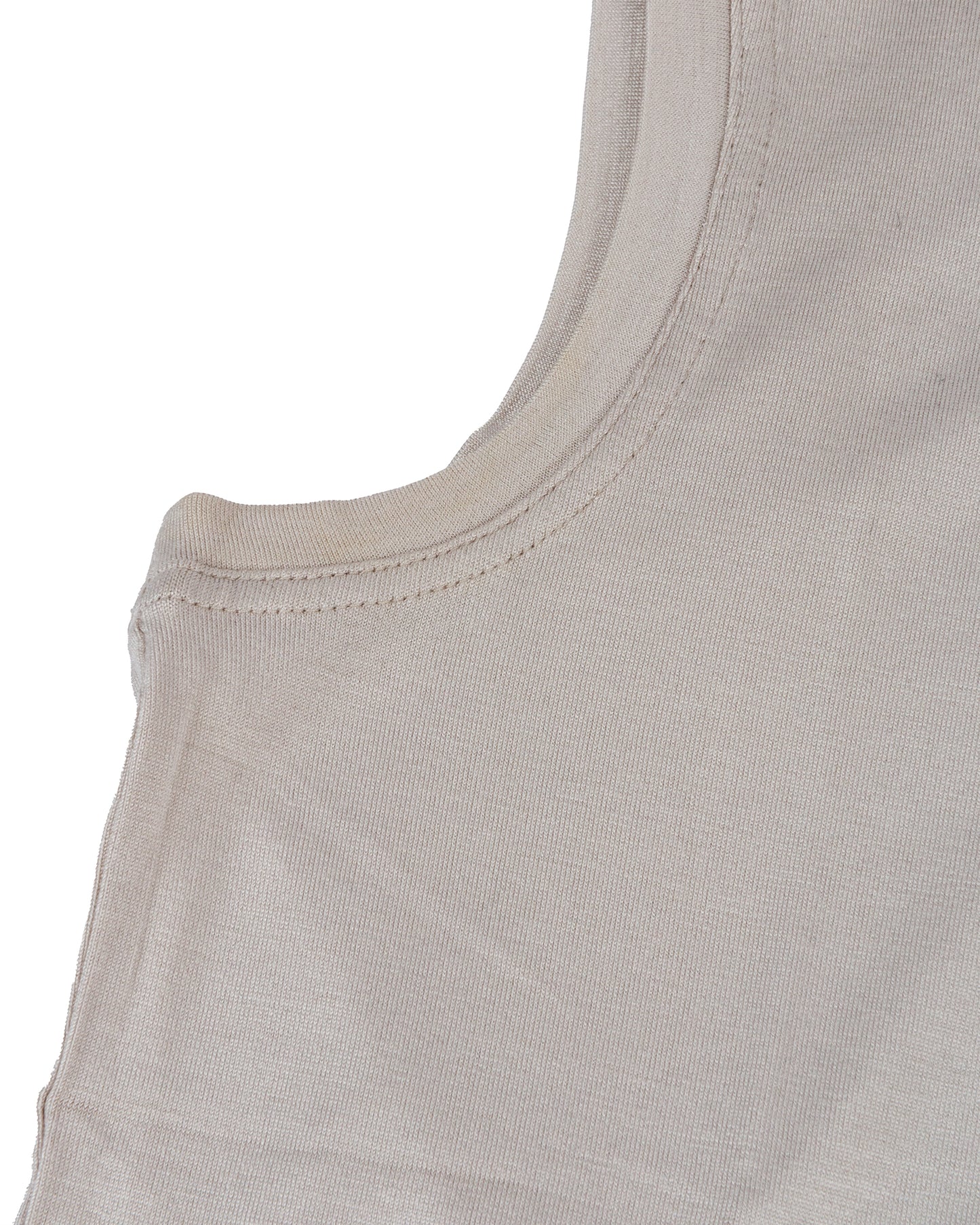 Sleeveless Turtleneck Silk Top