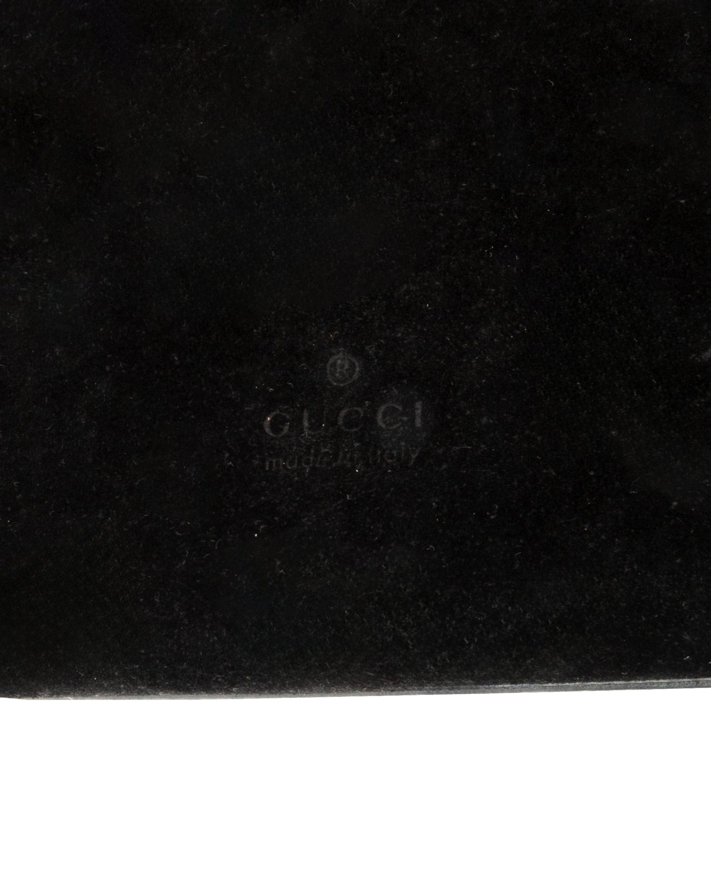 FW1999 Black Suede Curtain Bag