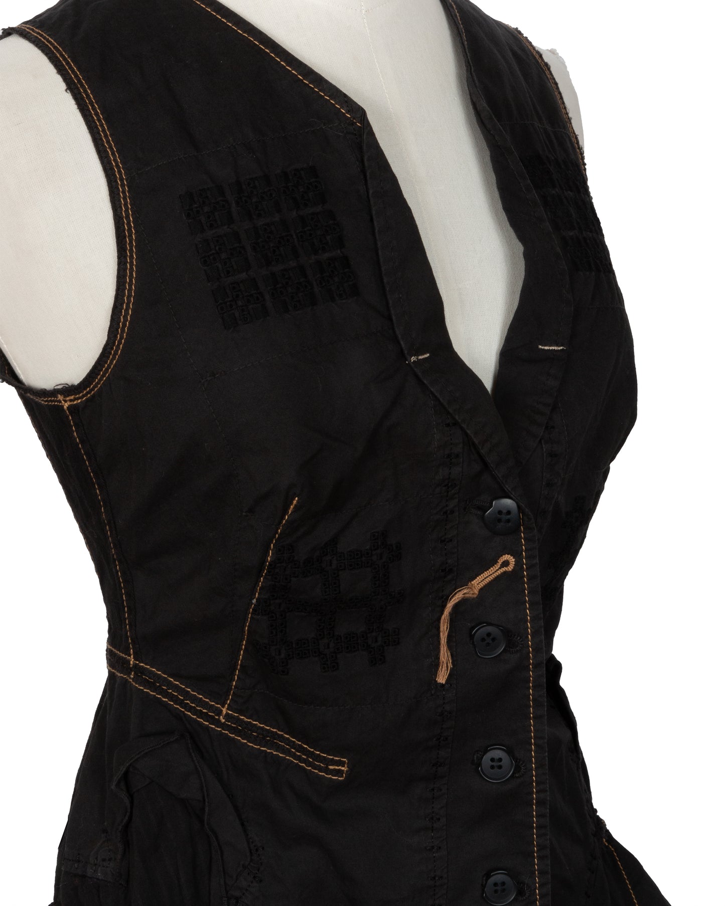 Ruffled Vest Top