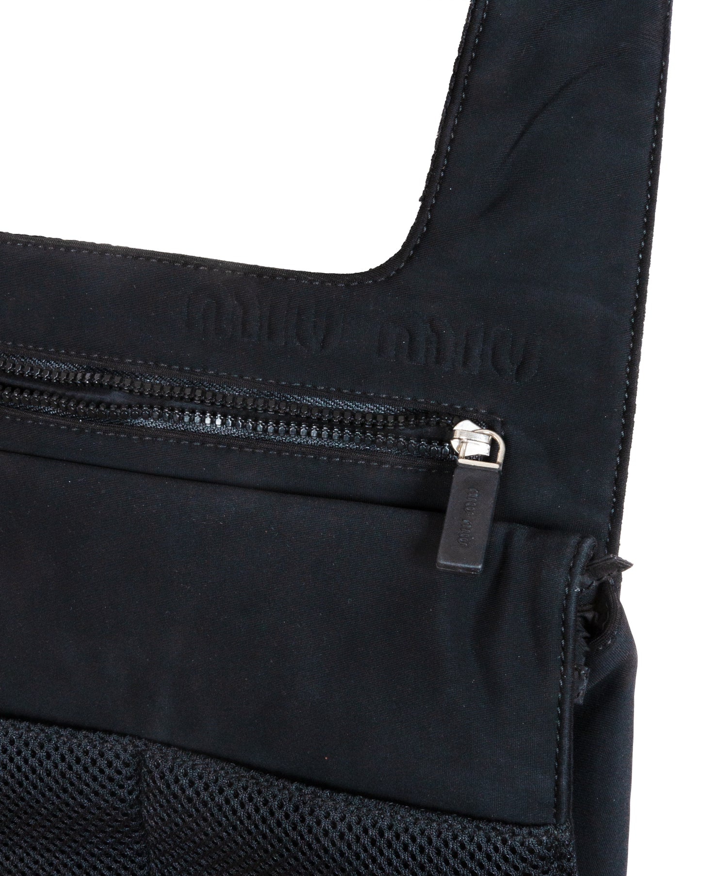 FW1999 Black Technical Shoulder Bag
