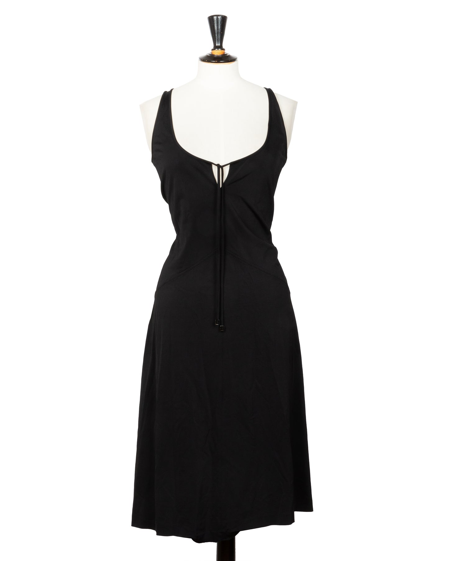 FW1999 Black Drawstring Dress