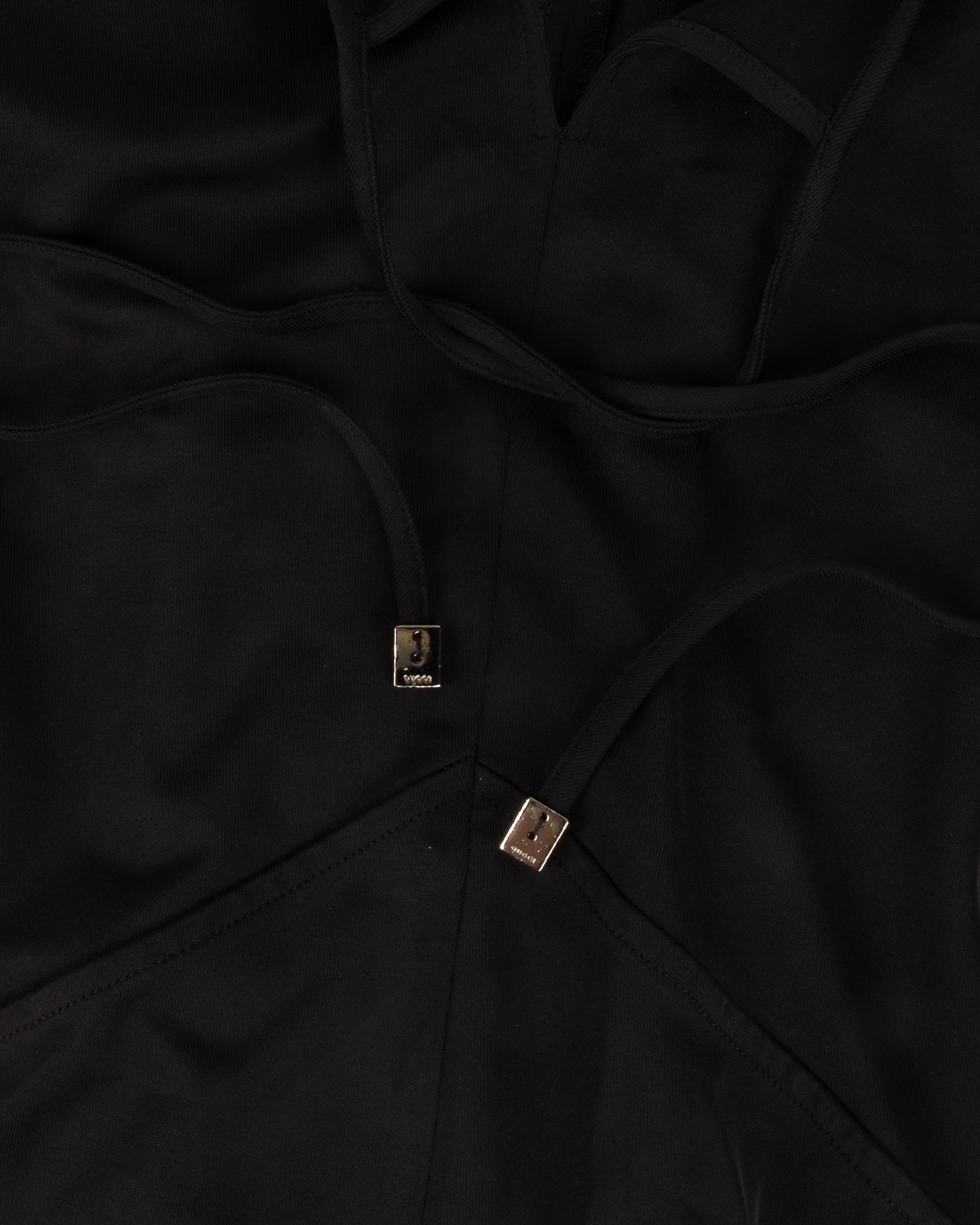 FW1999 Black Drawstring Dress