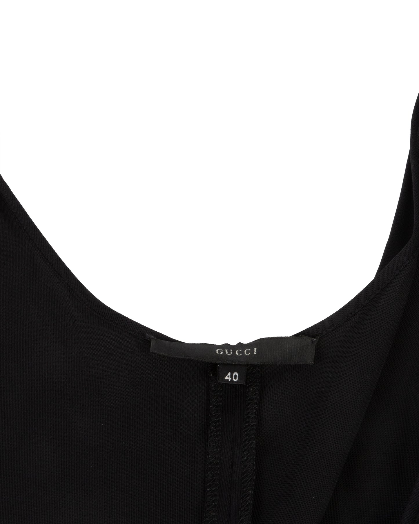 FW1999 Black Drawstring Dress