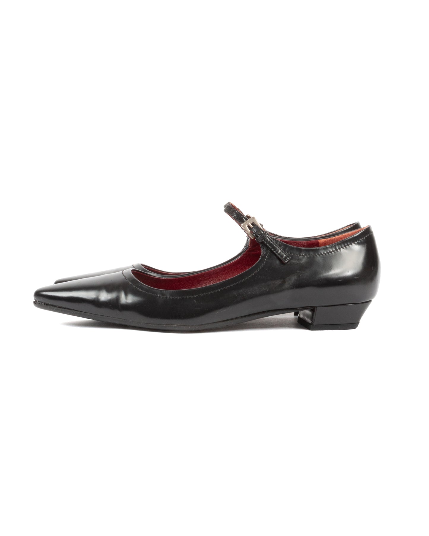 Black Patent Leather Mary Jane Flats