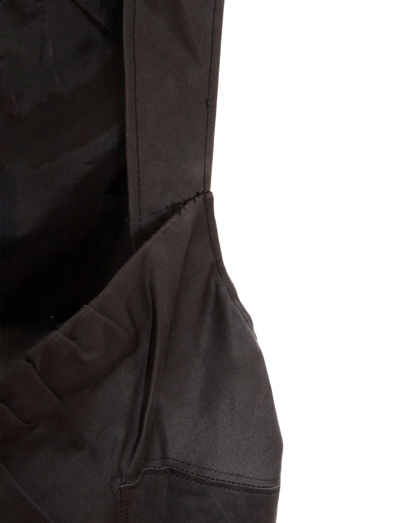 FW2003 Black Satin Dress