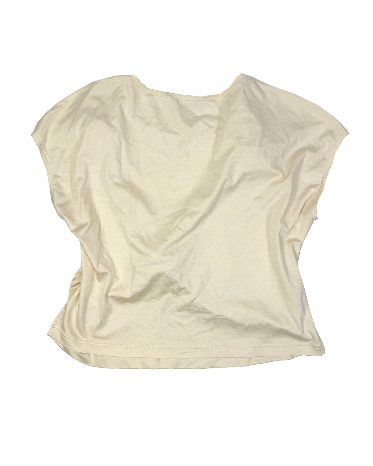 Chanel 2018 White Camelia Detail Top