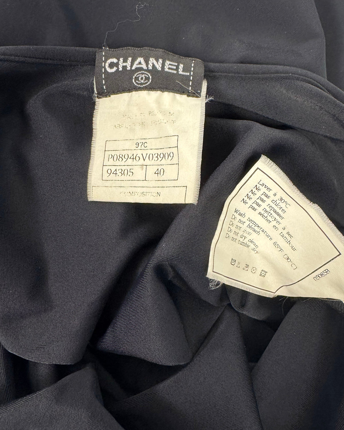 Chanel 1997 Tie Strap Mini Dress