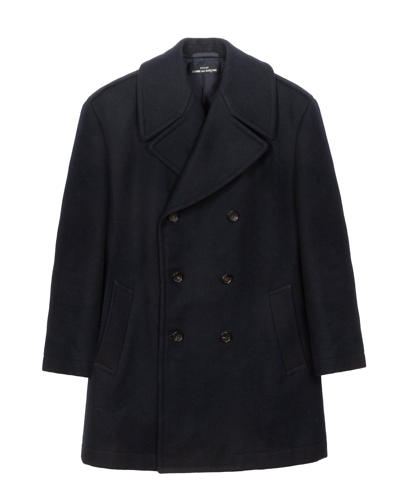 Comme des Garçons Double-Breasted Wool Coat
