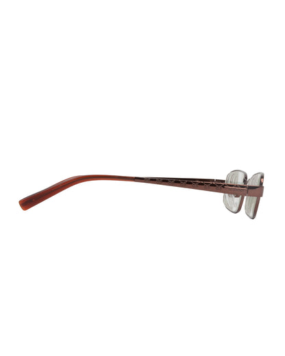 Red Brown Clear Glasses