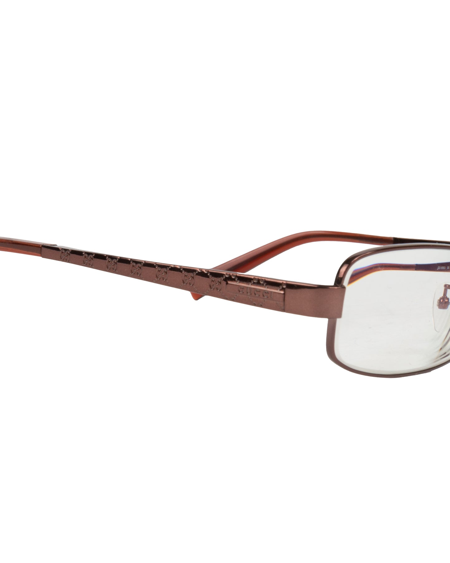 Red Brown Clear Glasses