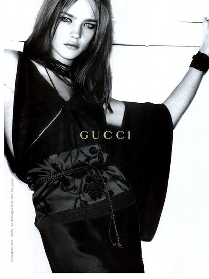 FW2002 Ebony Bead Cross Necklace