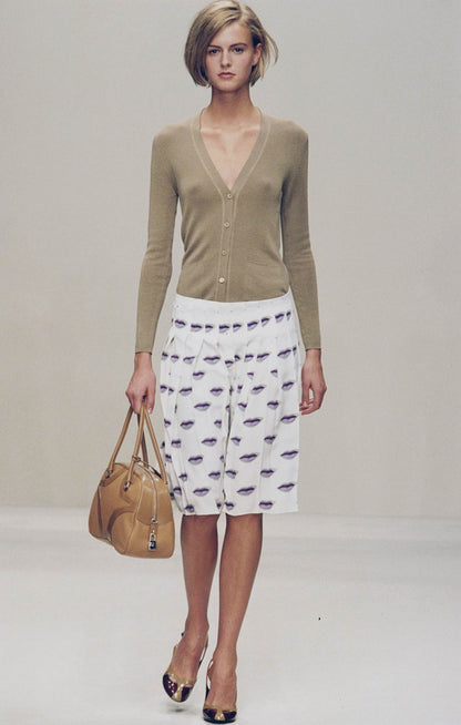 SS2000 Brown Vitello Drive Bowling Hand Bag