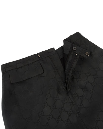 SS1998 GG Monogram Pencil Skirt