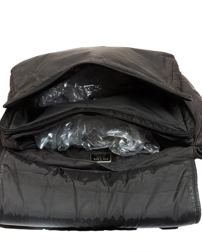 FW1999 Nylon and Fur Messenger Bag