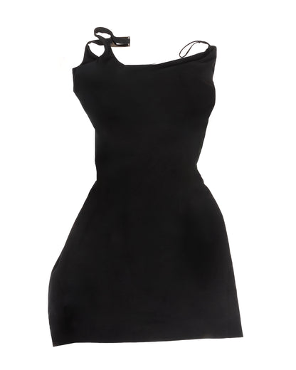 1998 Black Dress with Crystal G Buckle