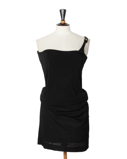 1998 Black Dress with Crystal G Buckle