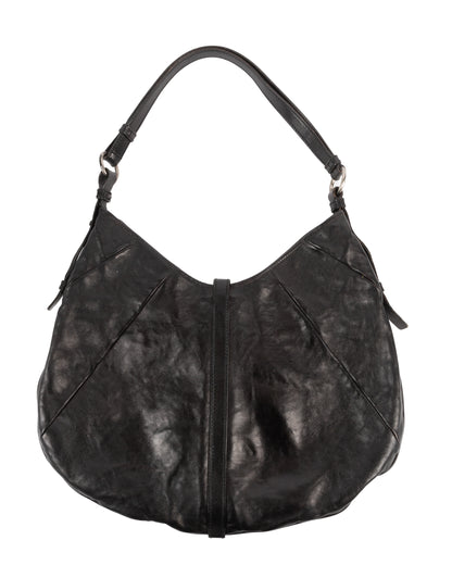Black Mombasa Bag with Black Horn