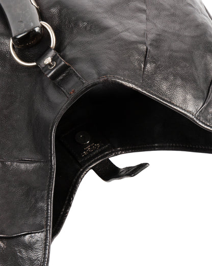 Black Mombasa Bag with Black Horn