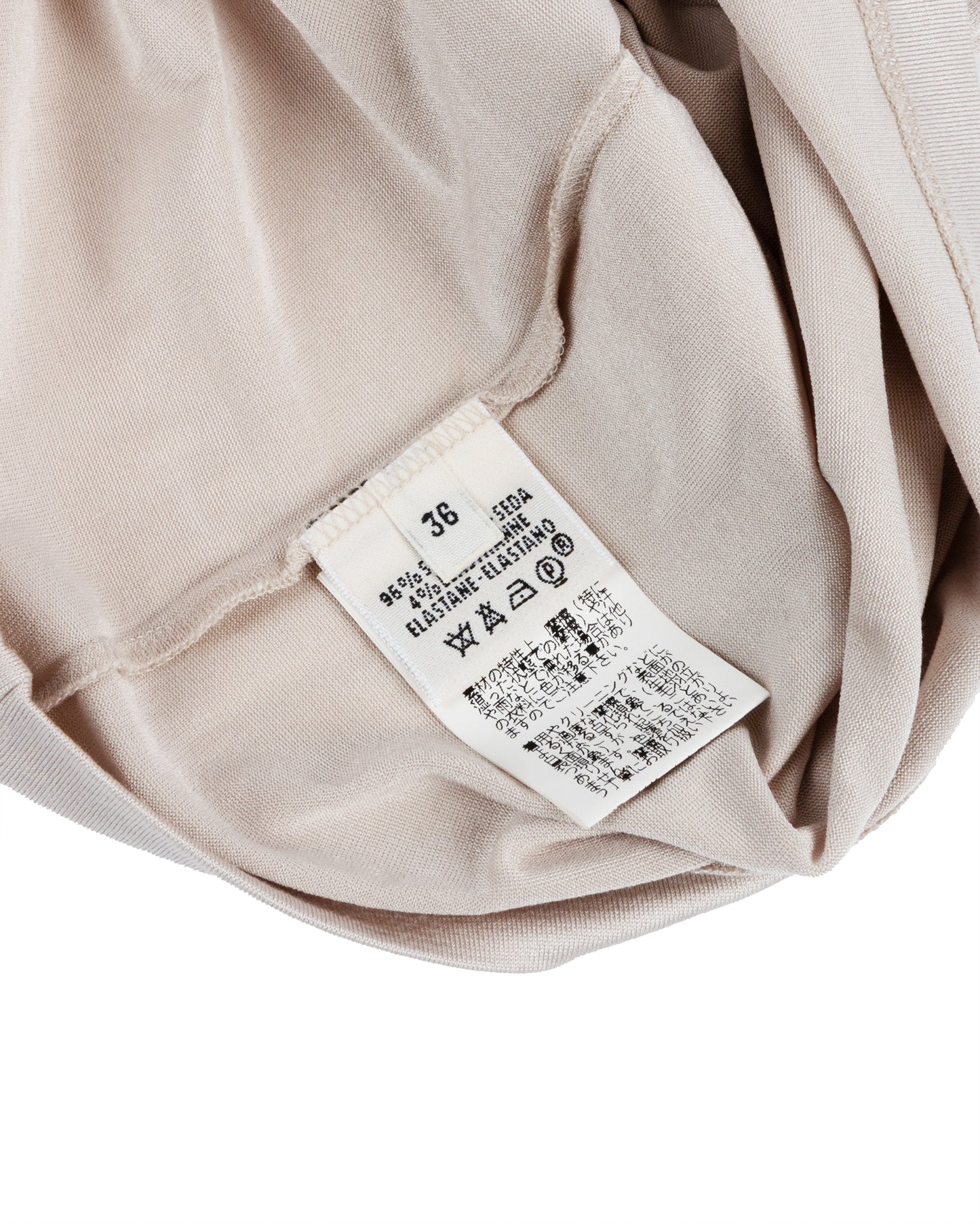 Sleeveless Turtleneck Silk Top