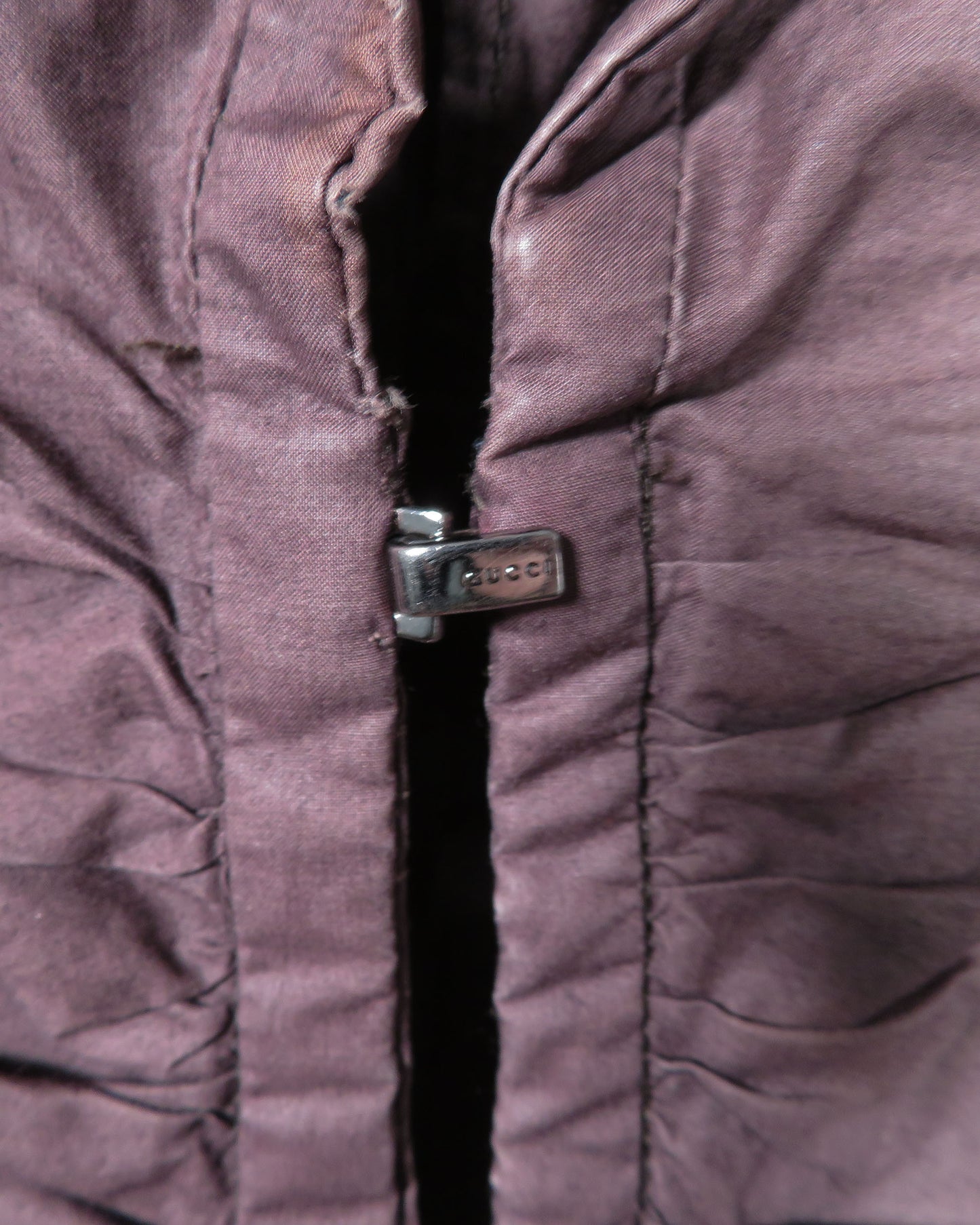 SS2003 Brown Ruched Shirt
