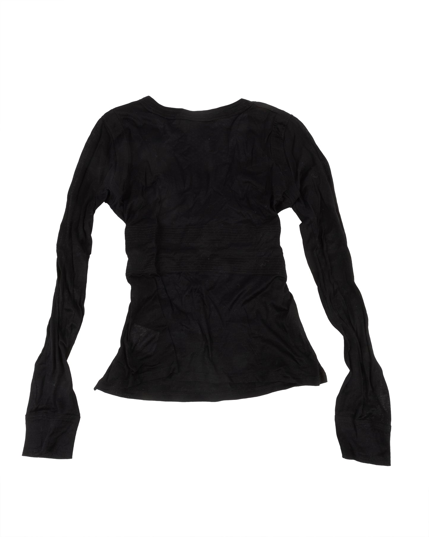 Black Long Sleeve Top