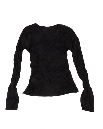 Black Long Sleeve Top
