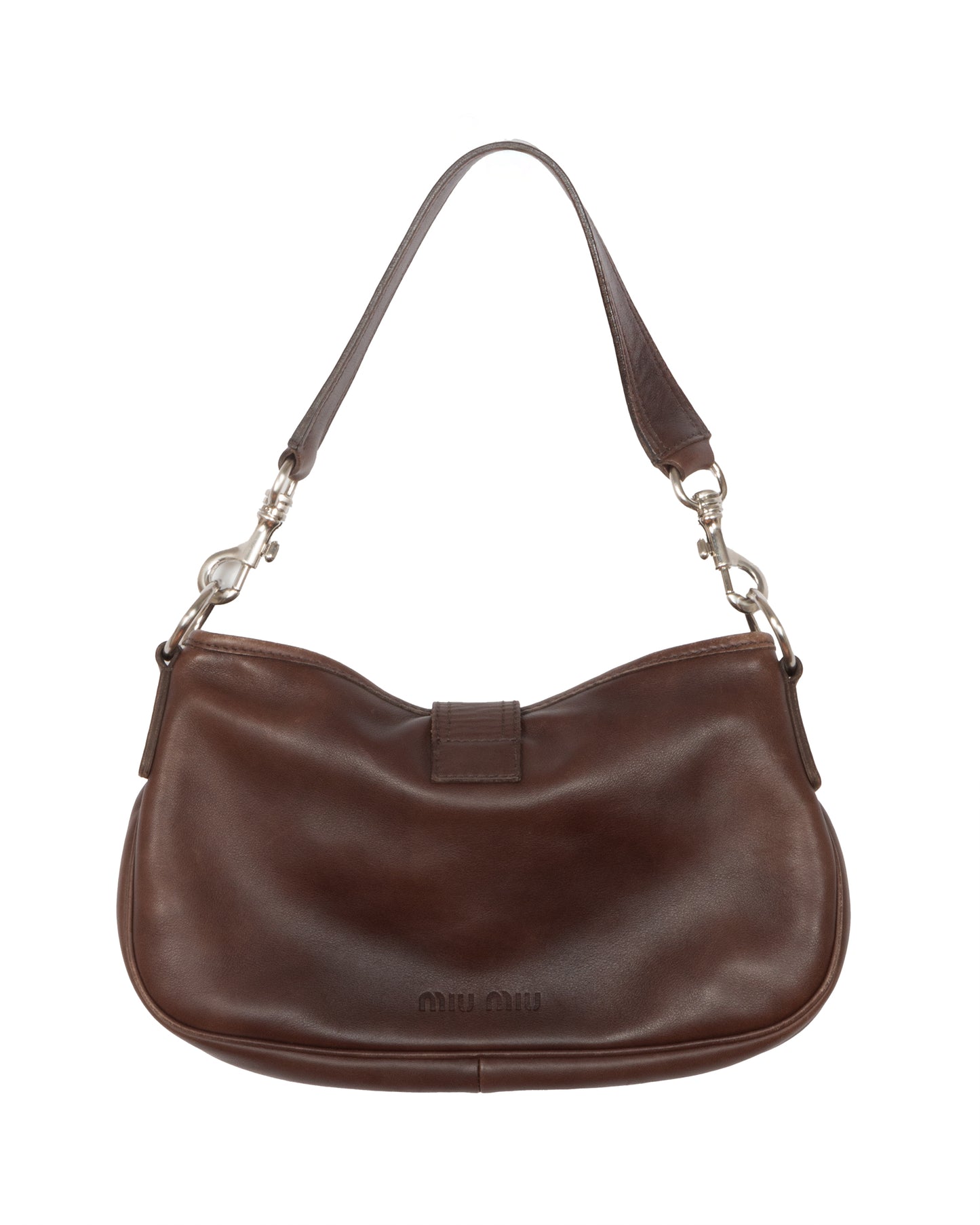 Early 2000s Brown Leather Shoulder Bag