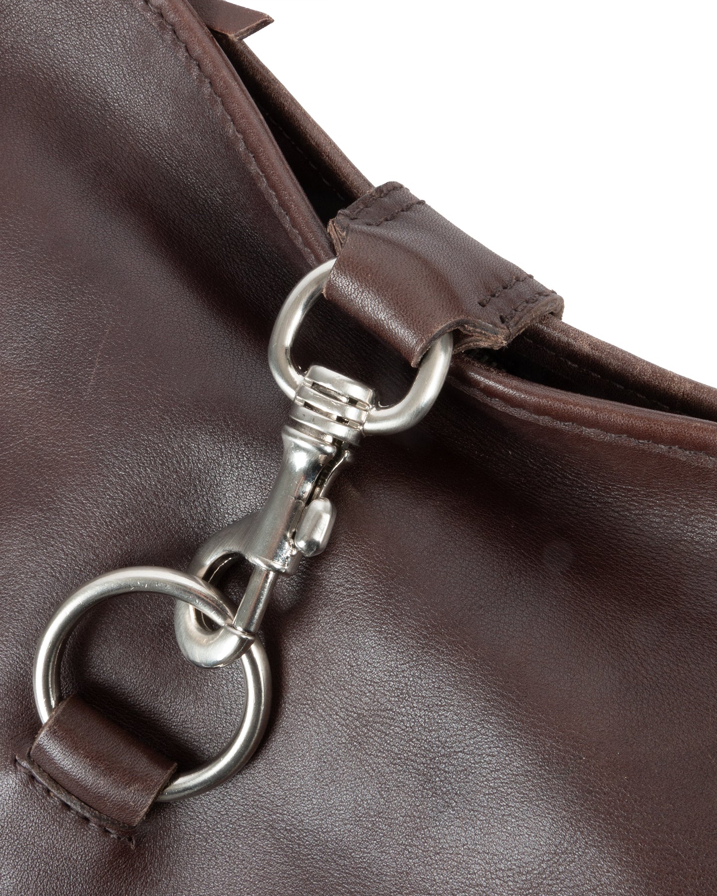 Early 2000s Brown Leather Shoulder Bag