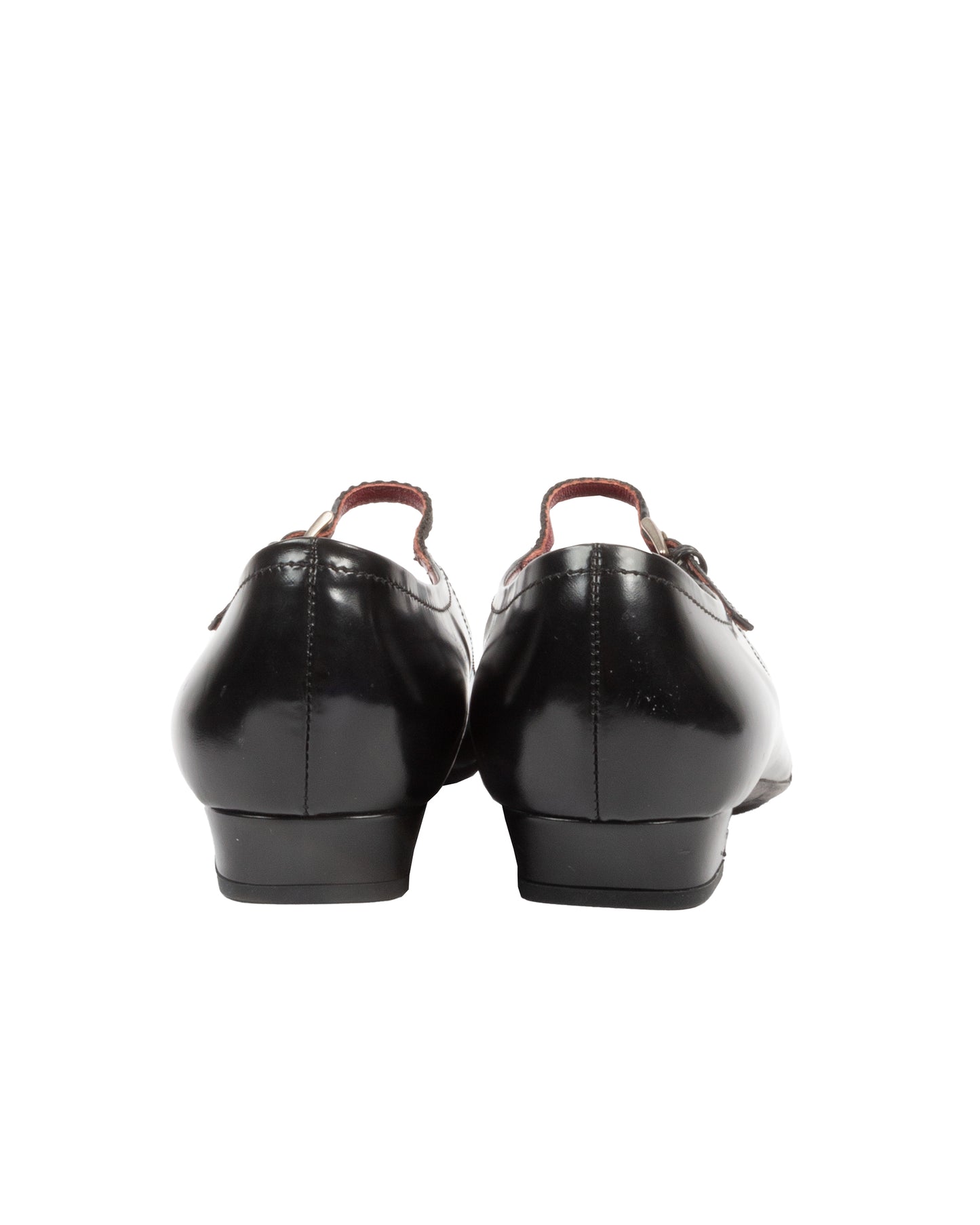 Black Patent Leather Mary Jane Flats