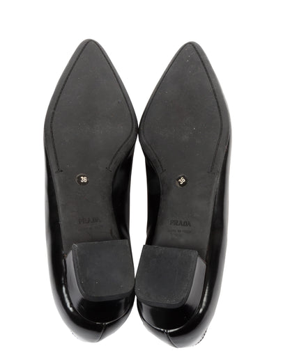 Black Patent Leather Mary Jane Flats