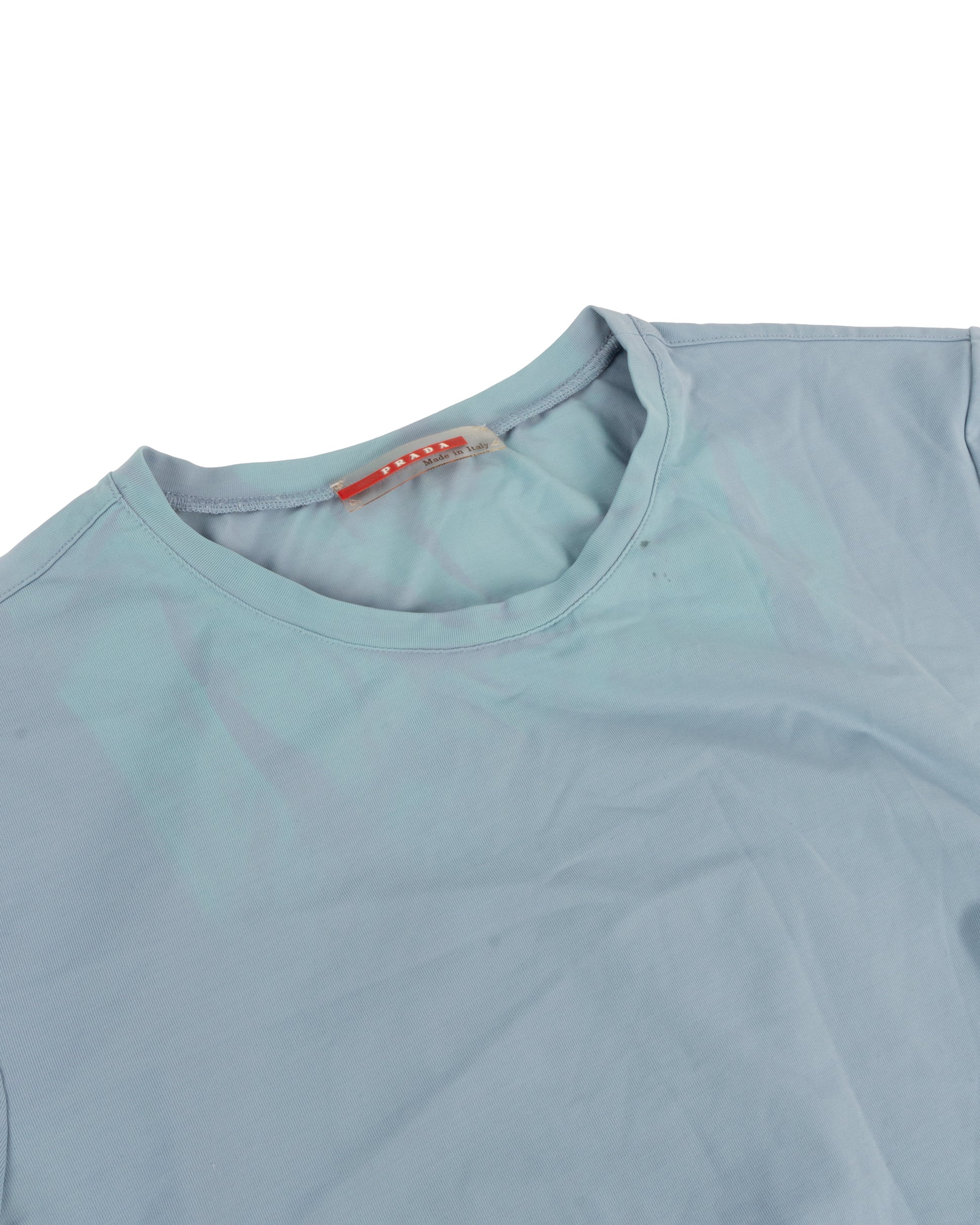 Prada Sport Early 2000s Powder Blue Technical Tee – Vothe Archive