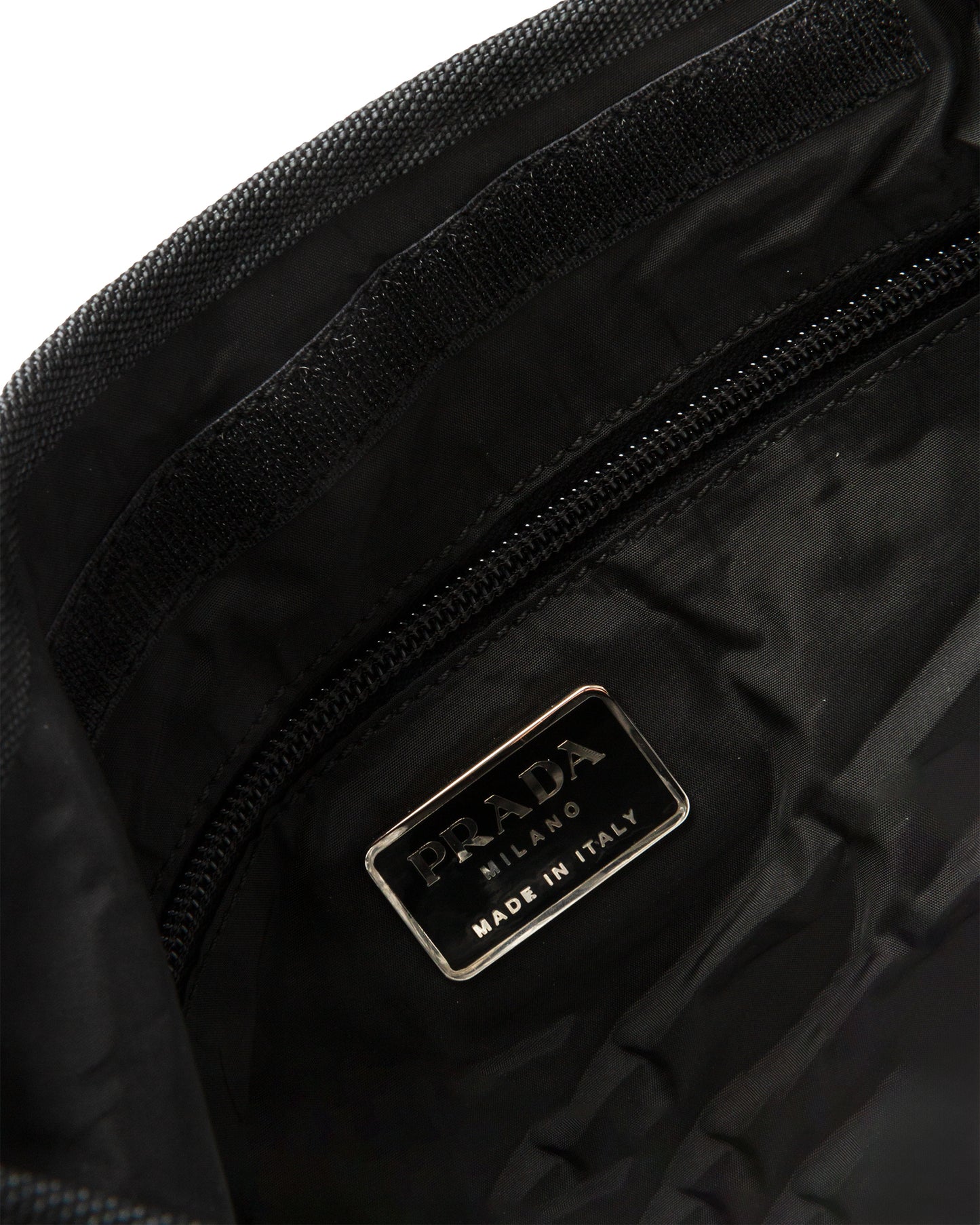 FW1999 Black Nylon Shoulder Bag