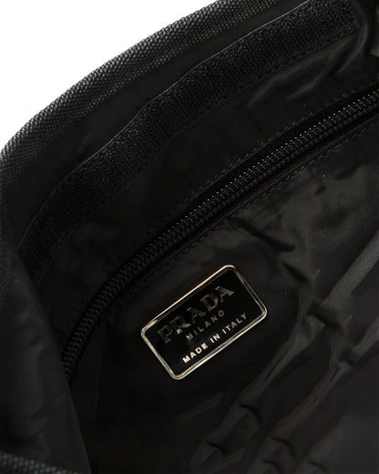FW1999 Black Nylon Shoulder Bag