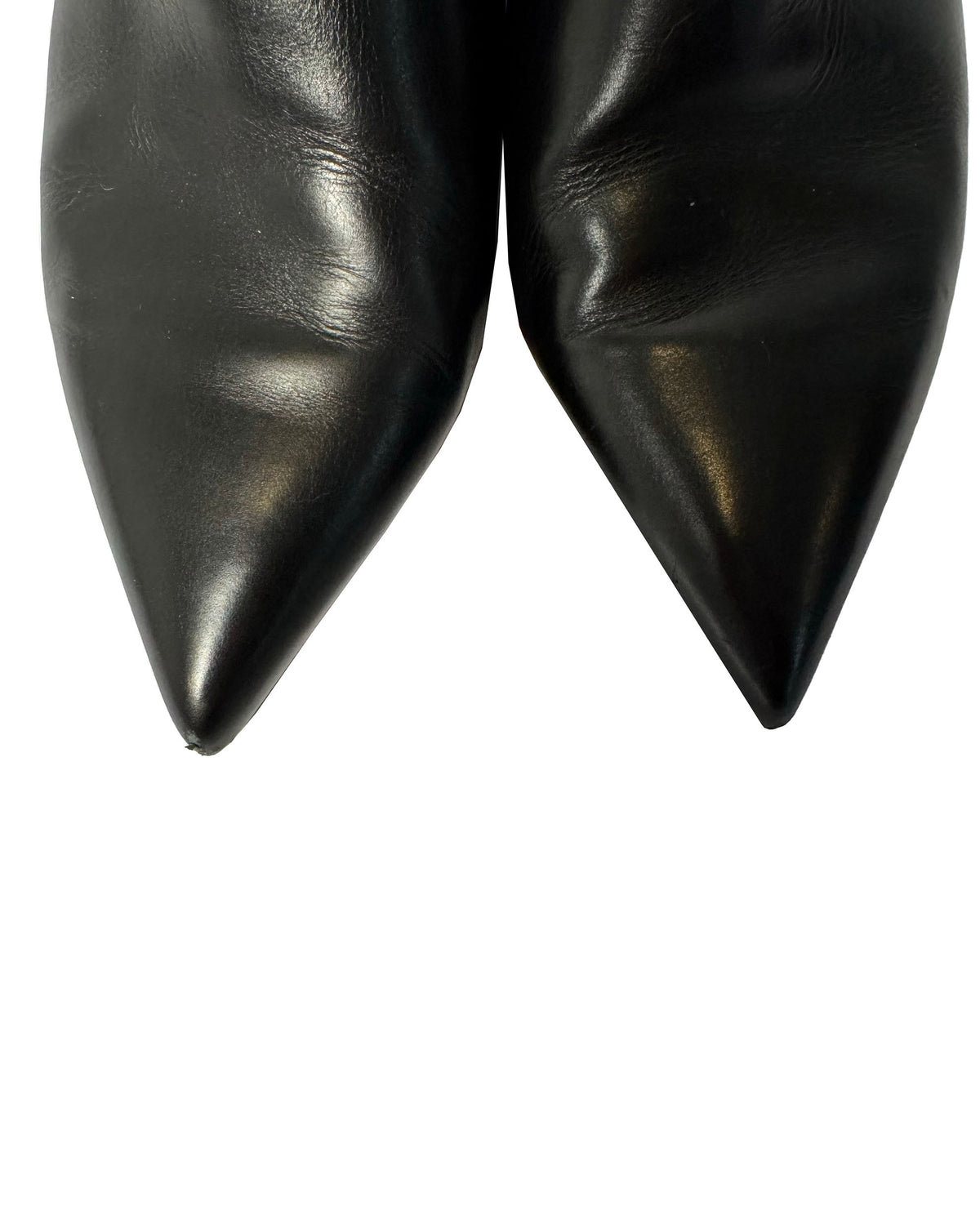 Balenciaga Black Leather Mules with Red Sculptural Heels-38.5