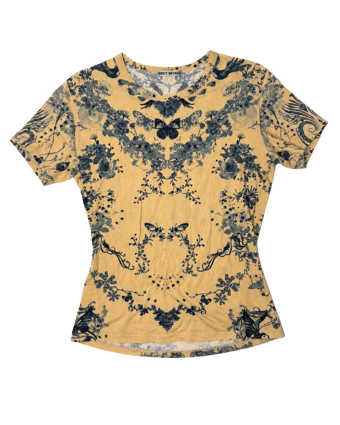 Issey Miyake Botanical Butterfly Print T-Shirt