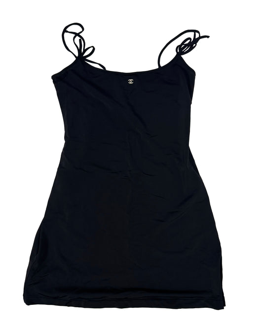Chanel 1997 Tie Strap Mini Dress