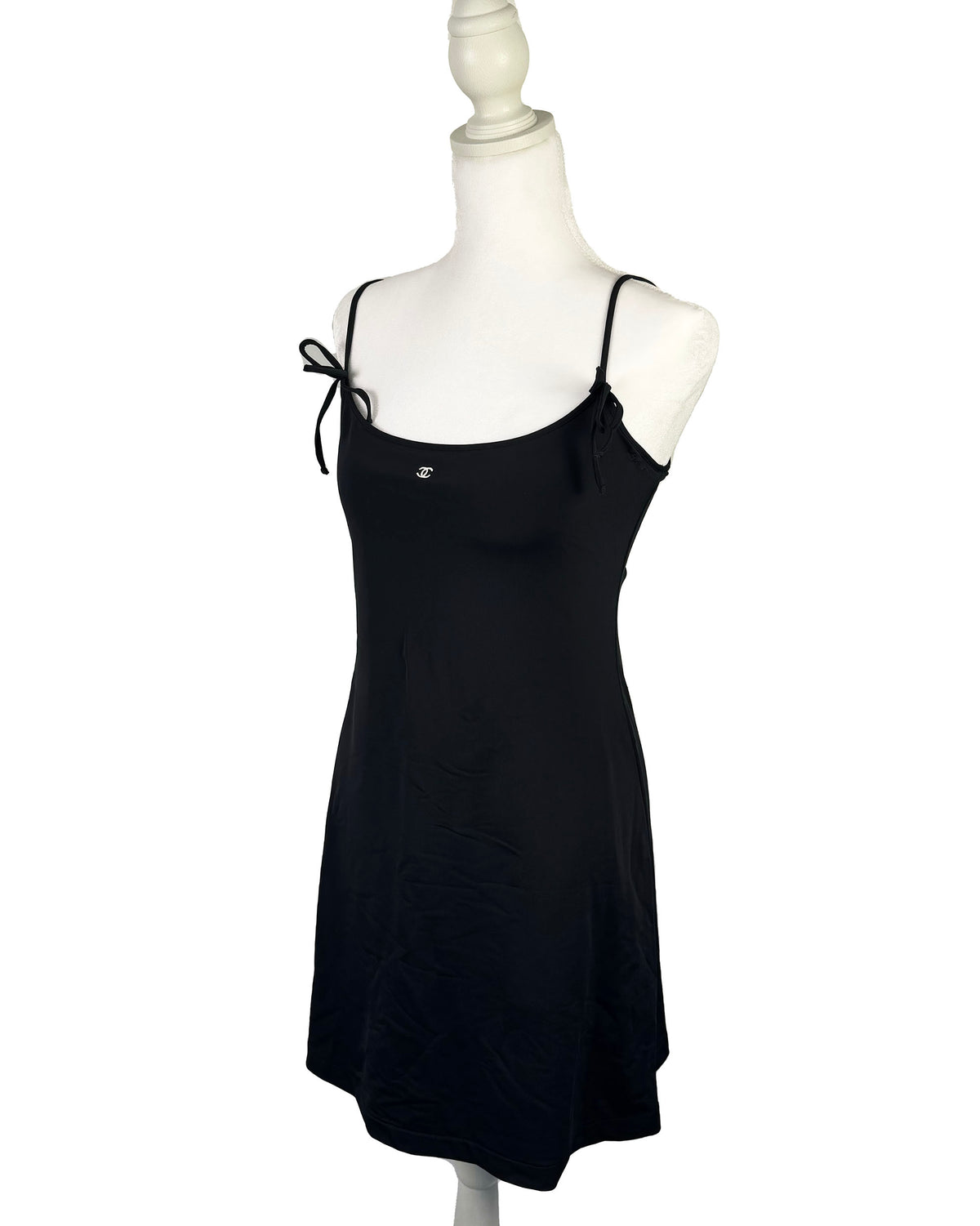 Chanel 1997 Tie Strap Mini Dress