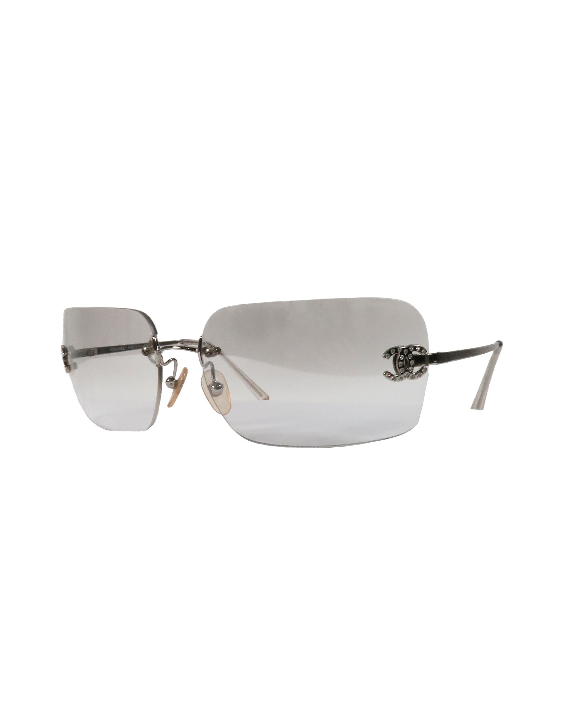 小物 CHANEL sunglasses rimless archive Chanel 4035 C167 90 – Vintage Frames Company