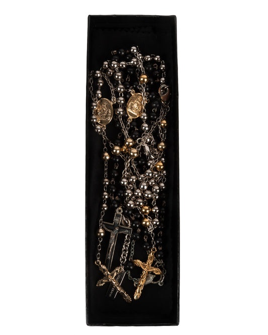 Dolce & Gabbana Rosary Necklace 3 Piece Set - vothe archive - curated designer vintage

